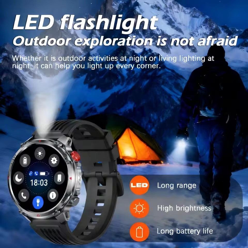 新型メンズアウトドアミリタリースマートウォッチ、1100mA - Outdoor Lighting Perspectives のレビューと価格