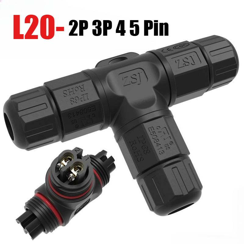 屋外防水2P 3P 4 5ピンコネクタ LEDライト用 IP - Outdoor Lighting Joint Box のレビューと価格