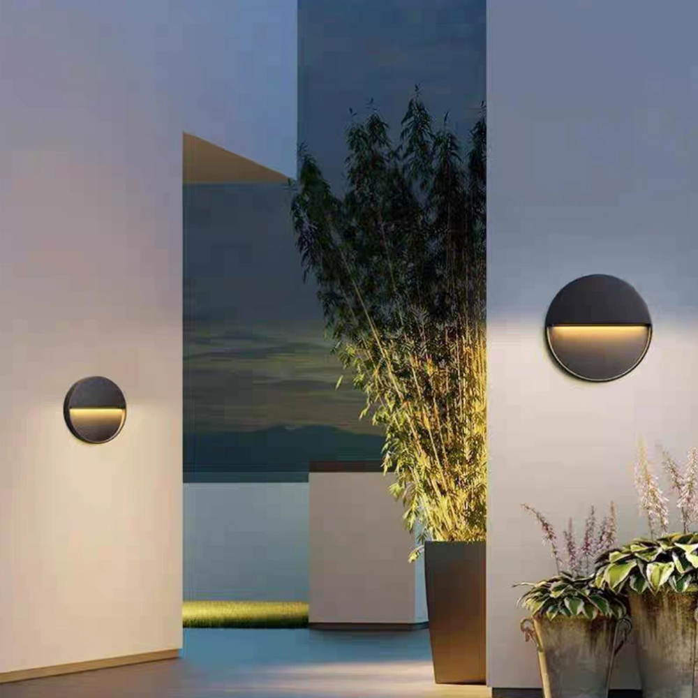 屋外ウォールライト外部燭台ランプ低電圧防水ラウンドバルコニー - Outdoor Lighting Year Round のレビューと価格