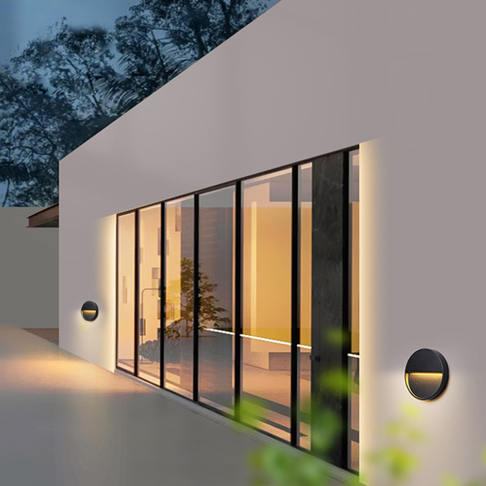 屋外ウォールライト外部燭台ランプ低電圧防水ラウンドバルコニー - Outdoor Lighting Year Round のレビューと価格
