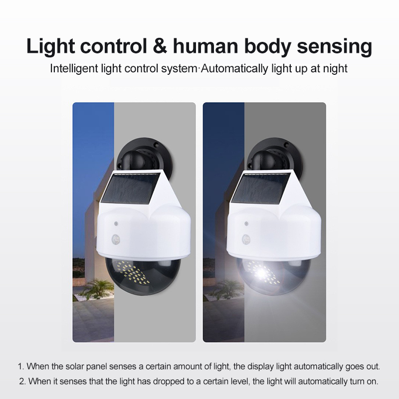 モーションセンサー付きソーラーシミュレーションカメラ,仮想カ - Outdoor Lighting Motion Sensor のレビューと価格
